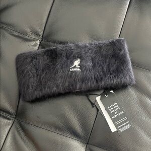 Kangol Black furgola fur Headband